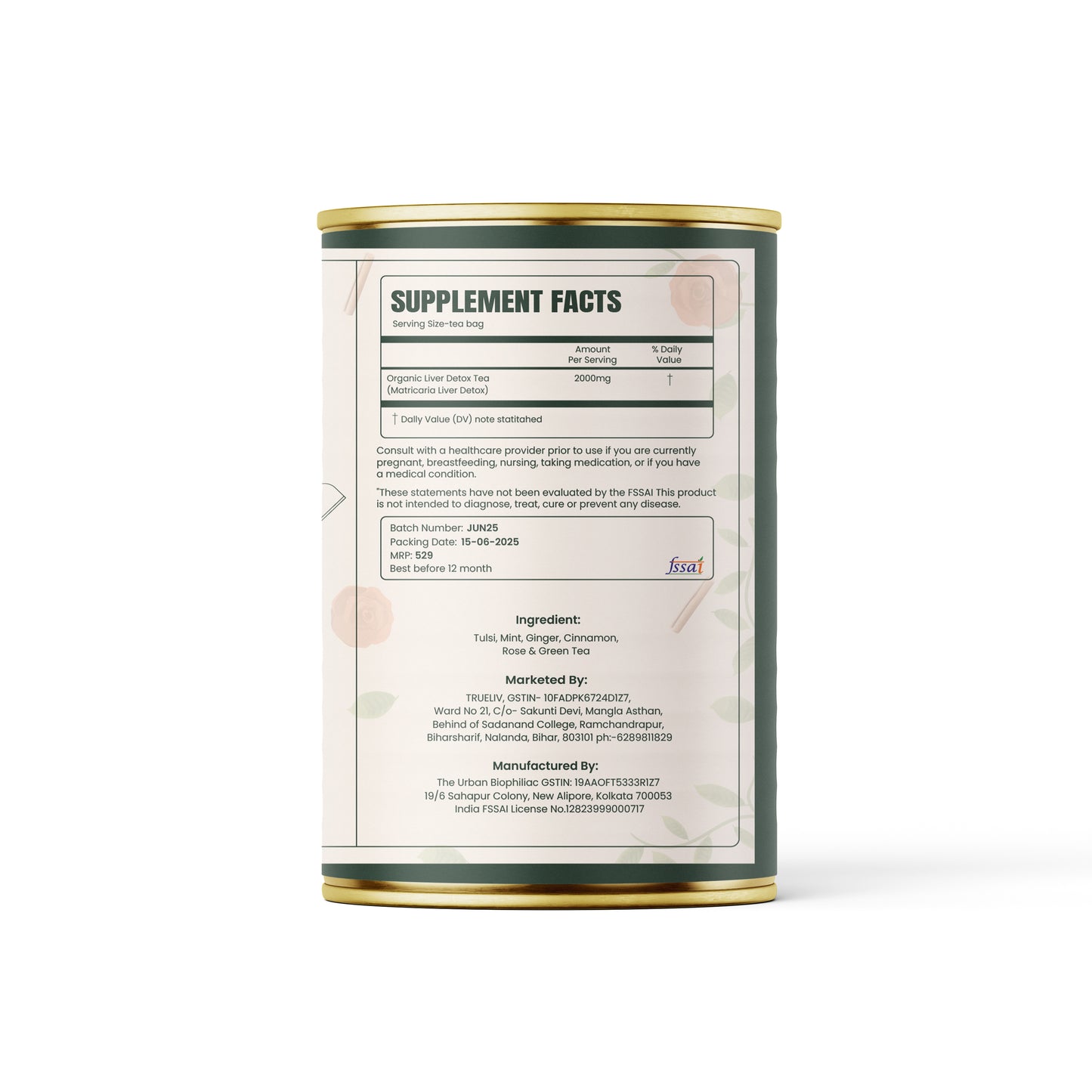 Truliv Liver Detox Green Tea